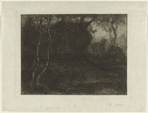 Forest with Goat