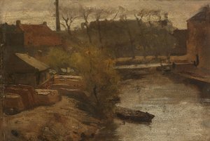 The Noord-West-Buitensingel in The Hague by Matthijs Maris