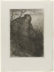 Woman Under a Tree (The Lady of Shalott) by Matthijs Maris