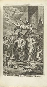 Engraved title page for J. Lamigue: The Life of His Highness Johan Willem Friso, 1716