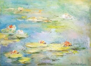 Peaceful Water Lilies by Matthys Moss