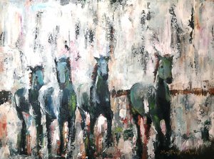 Wild Horses Gallop by Matthys Moss