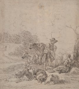 Pastoral Scene by Matthys van den Bergh