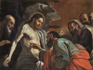The Incredulity of Saint Thomas, ca 1675 by Mattia Preti
