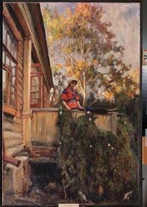 On the Balcony by Matvei Markovich Zaytsev