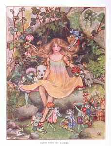 Pansy with the fairies (illustration from Lady Ann