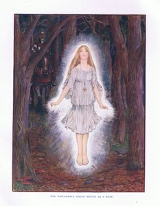 The wonderful child moved as a star (illustration from Lady Ann