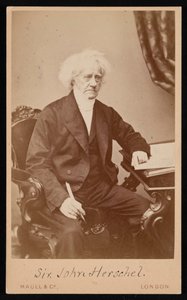 Portrait of Sir John Frederick William Herschel, 1792-1871 by Maull and Co
