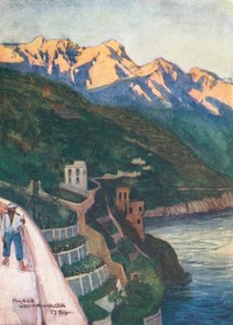 Minori at Sunset by Maurice (after) Greiffenhagen