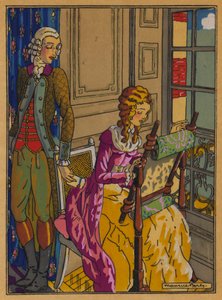 Illustration for Les Liaisons Dangereuses by Choderlos De Laclos by Maurice Berty