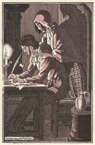 Illustration for Scenes de la Vie de Boheme by Henri Murger by Maurice Berty