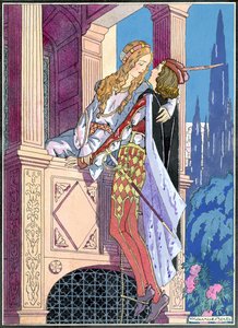 Romeo and Juliet in the Balcony Scene, c.1920
