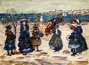 Across the Harbour, Salem by Maurice Brazil Prendergast