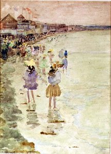 Crescent Beach by Maurice Brazil Prendergast