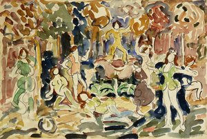Dancing Figures by Maurice Brazil Prendergast