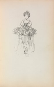 Italian Sketchbook: Ballerina Page 231, 1898-1899 by Maurice Brazil Prendergast