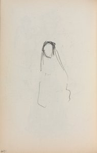 Italian Sketchbook: Figure page 124 by Maurice Brazil Prendergast