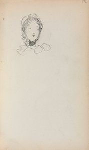 Head of a Girl by Maurice Brazil Prendergast