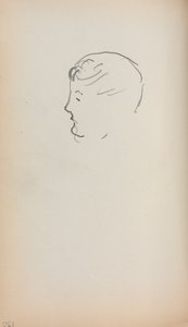 Italian Sketchbook: Head of a Man in Profile