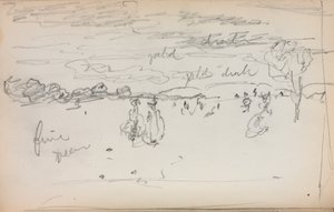Italian Sketchbook: Landscape page 57, 1898-1899