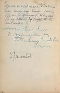 Italian Sketchbook: Notes page 260 by Maurice Brazil Prendergast