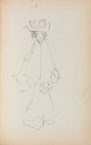 Italian Sketchbook: Standing Woman page 147, 1898-1899 by Maurice Brazil Prendergast