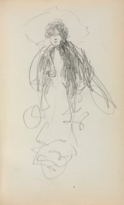 Italian Sketchbook: Standing Woman Page 219, 1898-1899