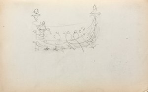 Italian Sketchbook: Venetian Boat page 29, 1898-1899 by Maurice Brazil Prendergast