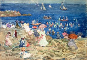 New England Beach Scene