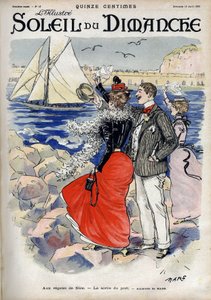 At the Regatta of Nice, the Exit from the Port