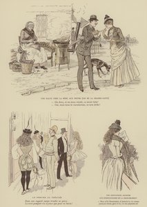 Illustration for Paris Brillant by Maurice Charles Mathieu Bonvoisin