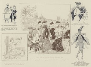 Illustration for The Life of London by Mars by Maurice Charles Mathieu Bonvoisin