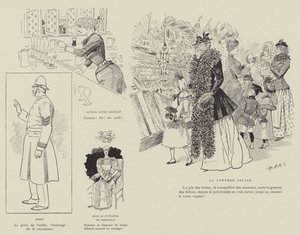 Illustration for The Life of London by Mars by Maurice Charles Mathieu Bonvoisin