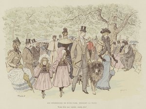 Illustration for The Life of London by Mars by Maurice Charles Mathieu Bonvoisin