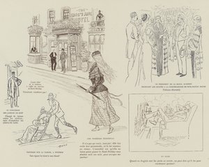 Illustration for The Life of London by Mars by Maurice Charles Mathieu Bonvoisin