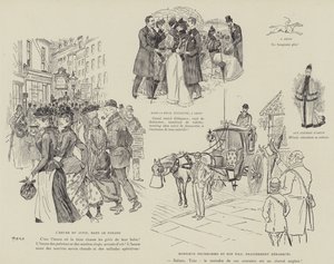 Illustration for The Life of London by Mars by Maurice Charles Mathieu Bonvoisin