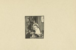 Illustration for a Poem in the Poetry Collection Sagesse by Paul Verlaine by Maurice Denis