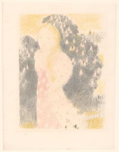Girl in Front of a Flowering Shrub by Maurice Denis