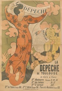 Poster for the newspaper La Dépêche de Toulouse, 1892 by Maurice Denis