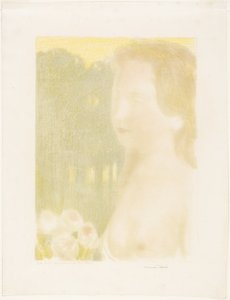 She Was More Beautiful Than Dreams, Plate Seven from Love by Maurice Denis