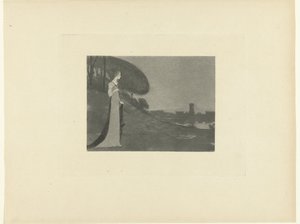 Woman in Landscape by Maurice Dumont