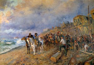 The First Consul Napoleon Bonaparte Visits the Arsenal of Boulogne