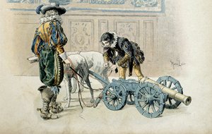 History of France: Although declaring major, Louis XIII continues his children