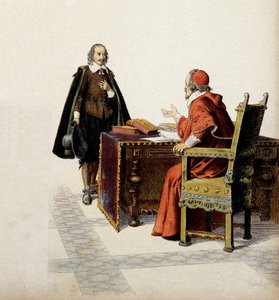 History of France: Cardinal de Richelieu (Armand Jean du Plessis) by Maurice Leloir