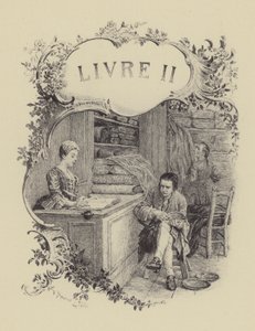 Illustration for Book II of Les Confessions de Jean-Jacques Rousseau by Maurice Leloir