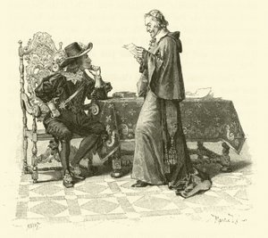 Illustration for The Three Musketeers by Maurice Leloir