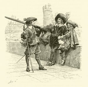 Illustration for The Three Musketeers by Maurice Leloir