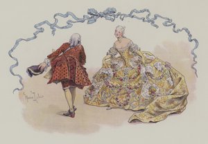 Minuet by Maurice Leloir
