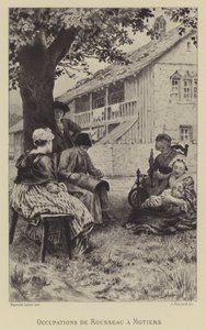 Occupations of Rousseau in Motiers