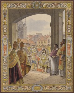 Proclamation of the Majority of King Louis XIV, the Arrival at Sainte-Chapelle